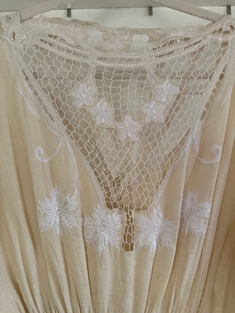 Fillyboo Cream Lace-Embroidered Dress - Picture 6 of 14
